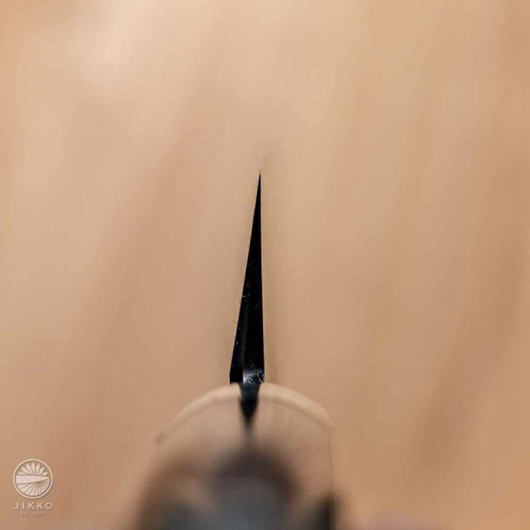 實光 銀座 銀三 ソリ 刺身切付 包丁 銀三鋼 330mm 黒檀柄 黒檀鞘