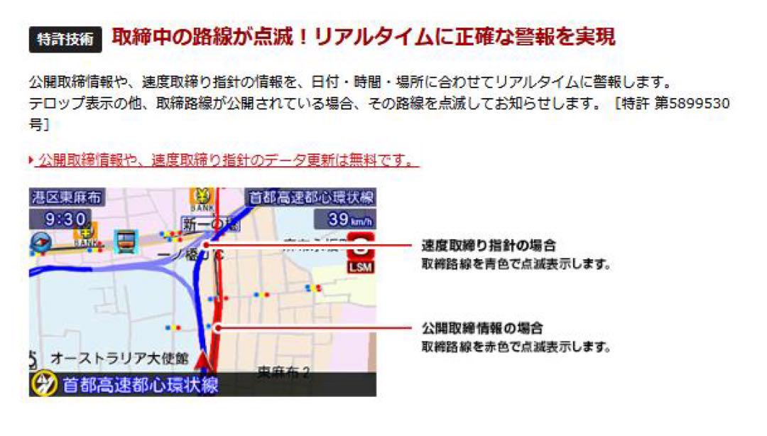 【新品未使用】レーダー探知機 YK-2000T GPS搭載