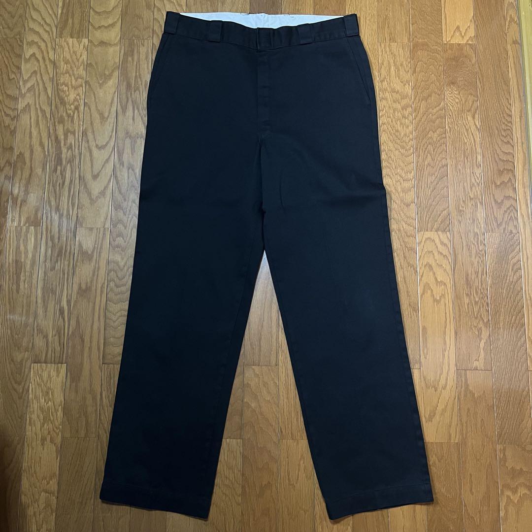 80s dickies ワークパンツ ブラック 874 チビタグ USA製 古着