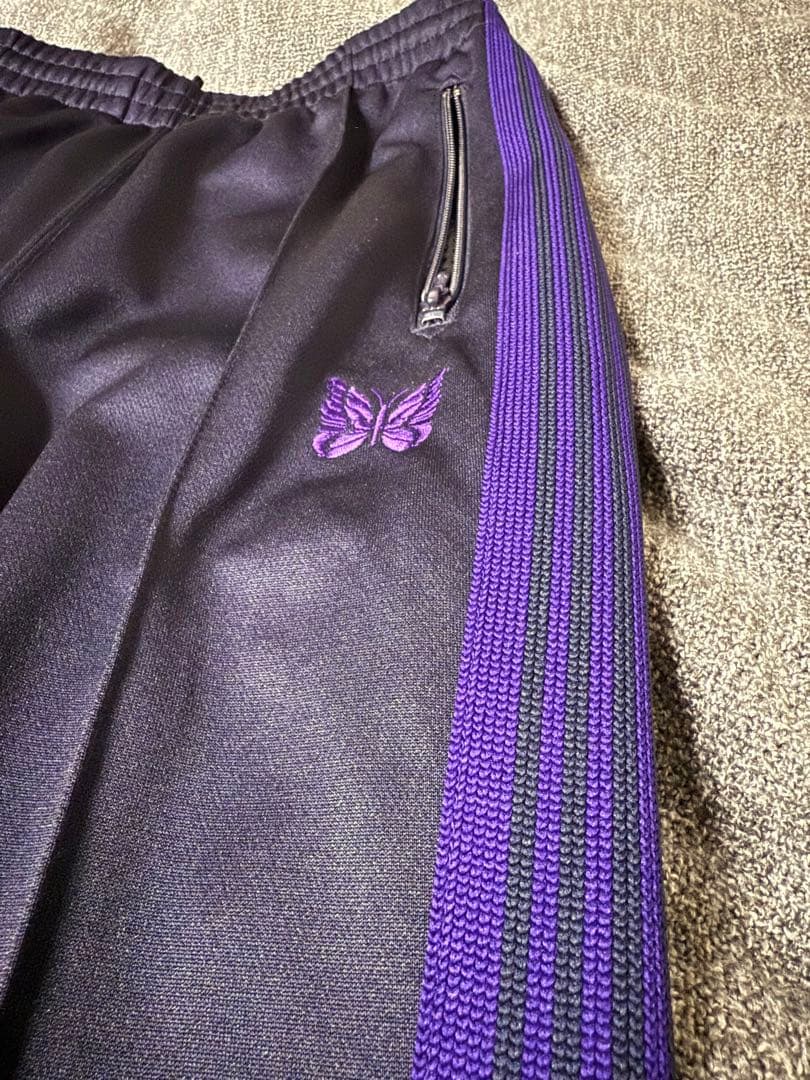 NEEDLES ナロートラックパンツ 紫 NEEDLES ナロートラックパンツ 紫