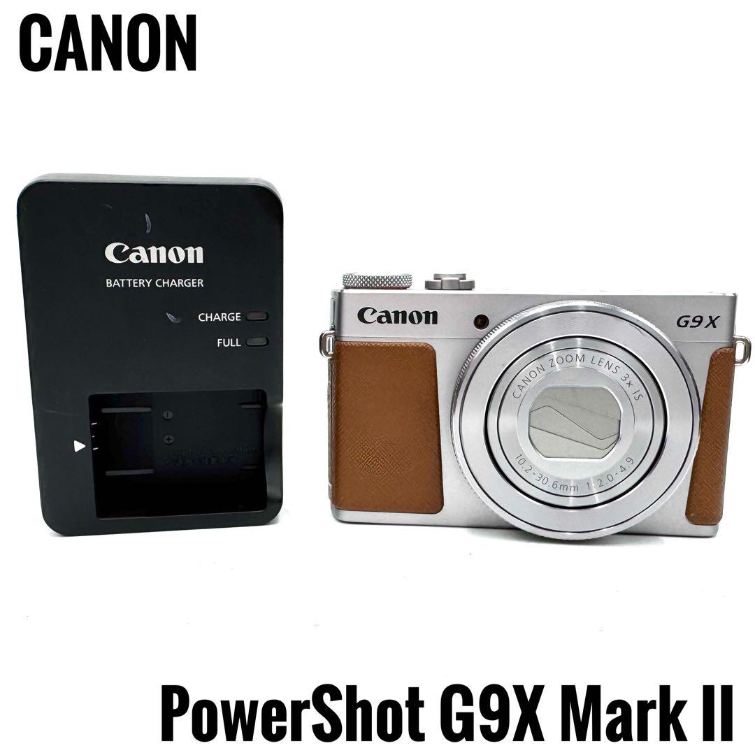 美品 Canon キャノン PowerShot G9X Mark II シルバー - メルカリ