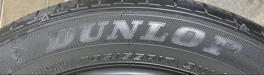 溝約9分山　ダンロップ　205/55R17 ENASAVE EC300+