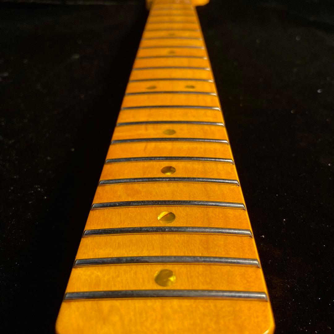 カナダ産フレイムメイプル エレキギターネック ストラトキャスター ヴィンテージ カナダ産フレイムメイプル エレキギターネック ストラトキャスター ヴィンテージ