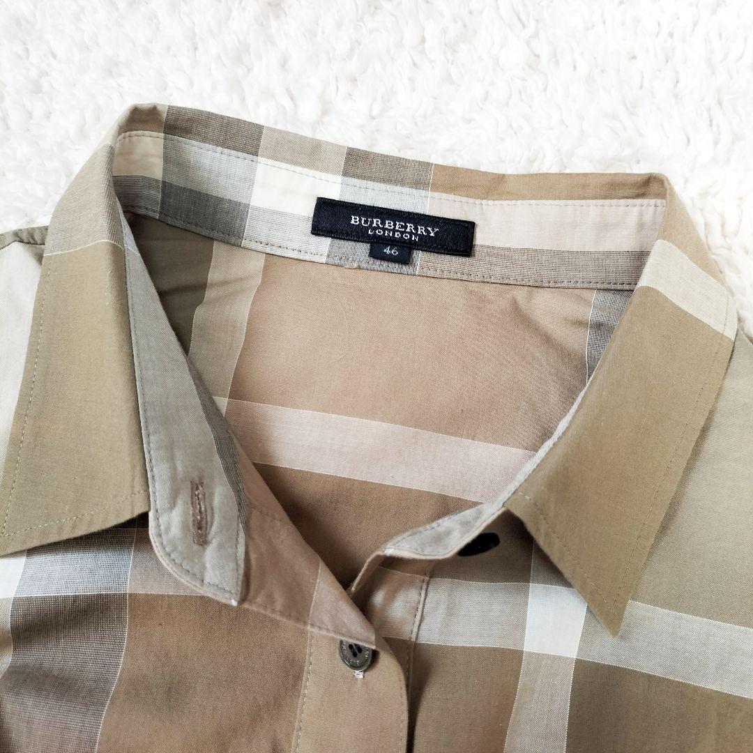 【美品】BURBERRY LONDON ブラウス メガチェック 大きいサイズ