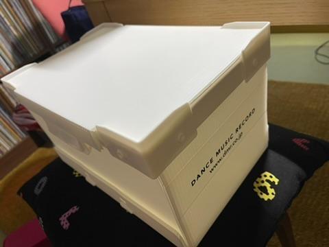 DMR Container 白 EP 7インチ レコード収納ケース  2個セット