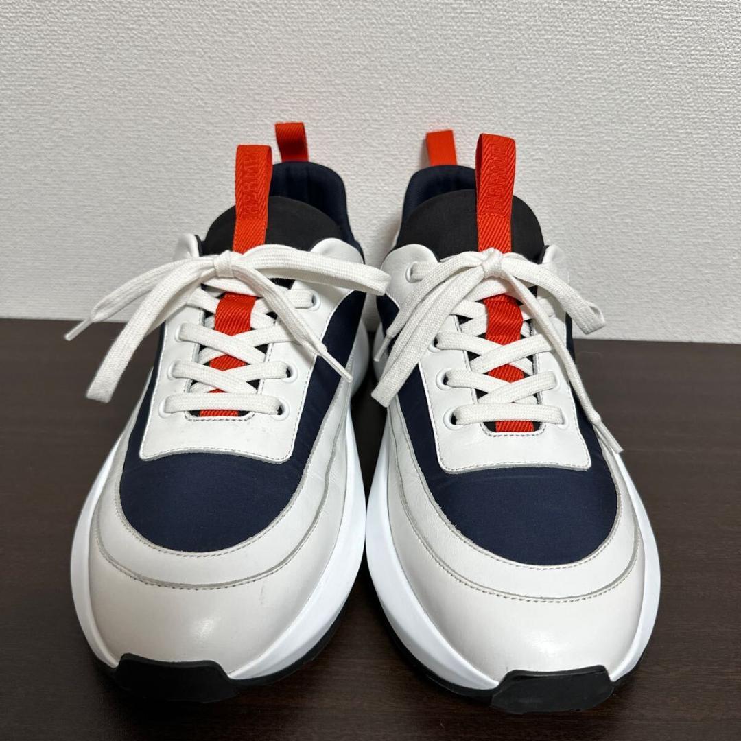 エルメス 2024年 グラム レザー スニーカー size 40 1/2 メンズ