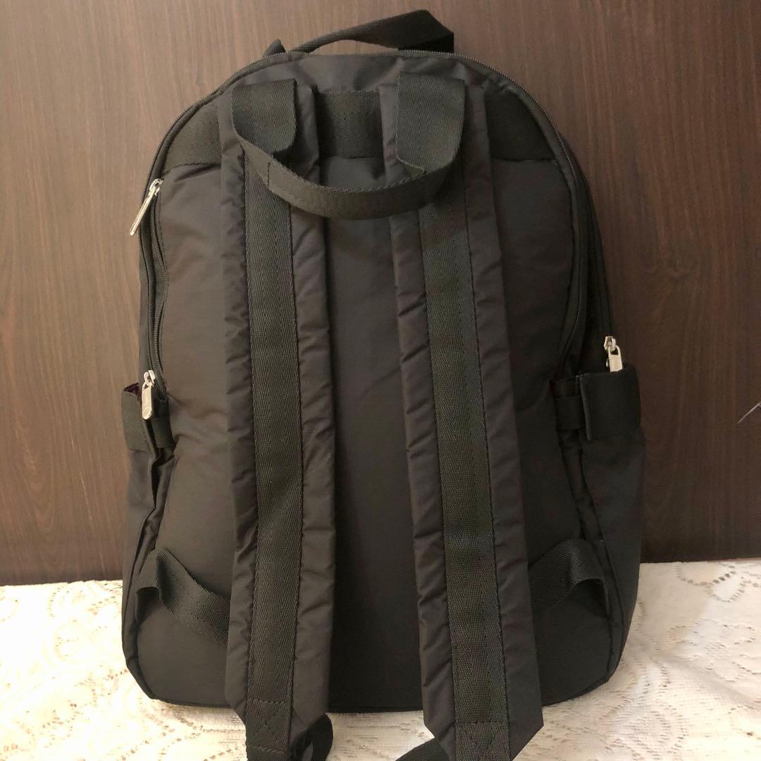 Lesportacブラック リュックバッグ パックバッグ Lesportacブラック リュックバッグ パックバッグ