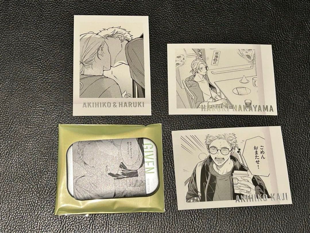 ギヴン ギヴン展 中山春樹 梶秋彦 春樹 秋彦 缶バッジ ギヴン展 入場特典 色紙 缶バッジ 中山春樹 梶秋彦｜Yahoo