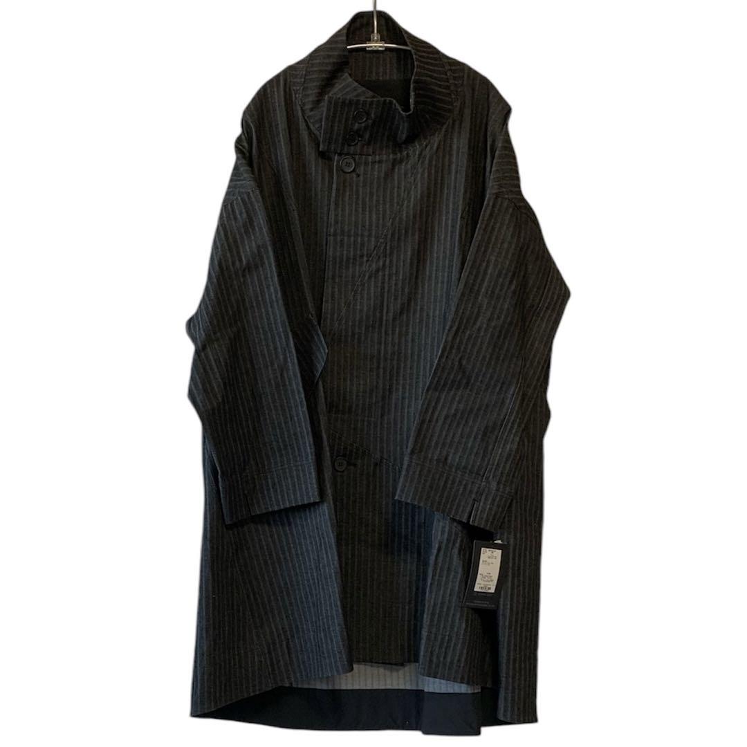 新品 MOYURU 萌 スタンドカラー デニムコート M〜L ビッグシルエット