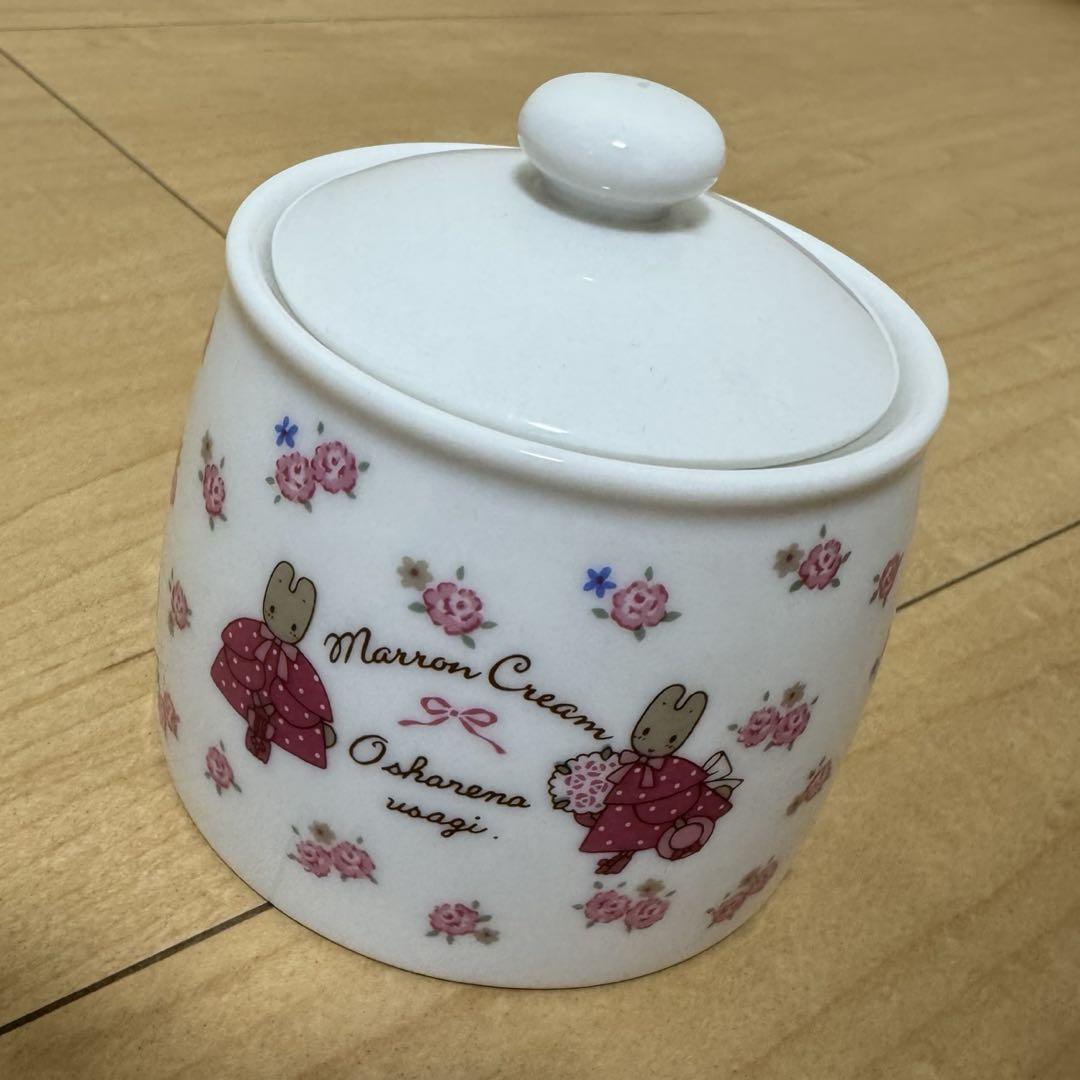 マロンクリーム　小物入れ　陶器　サンリオ　レトロ
