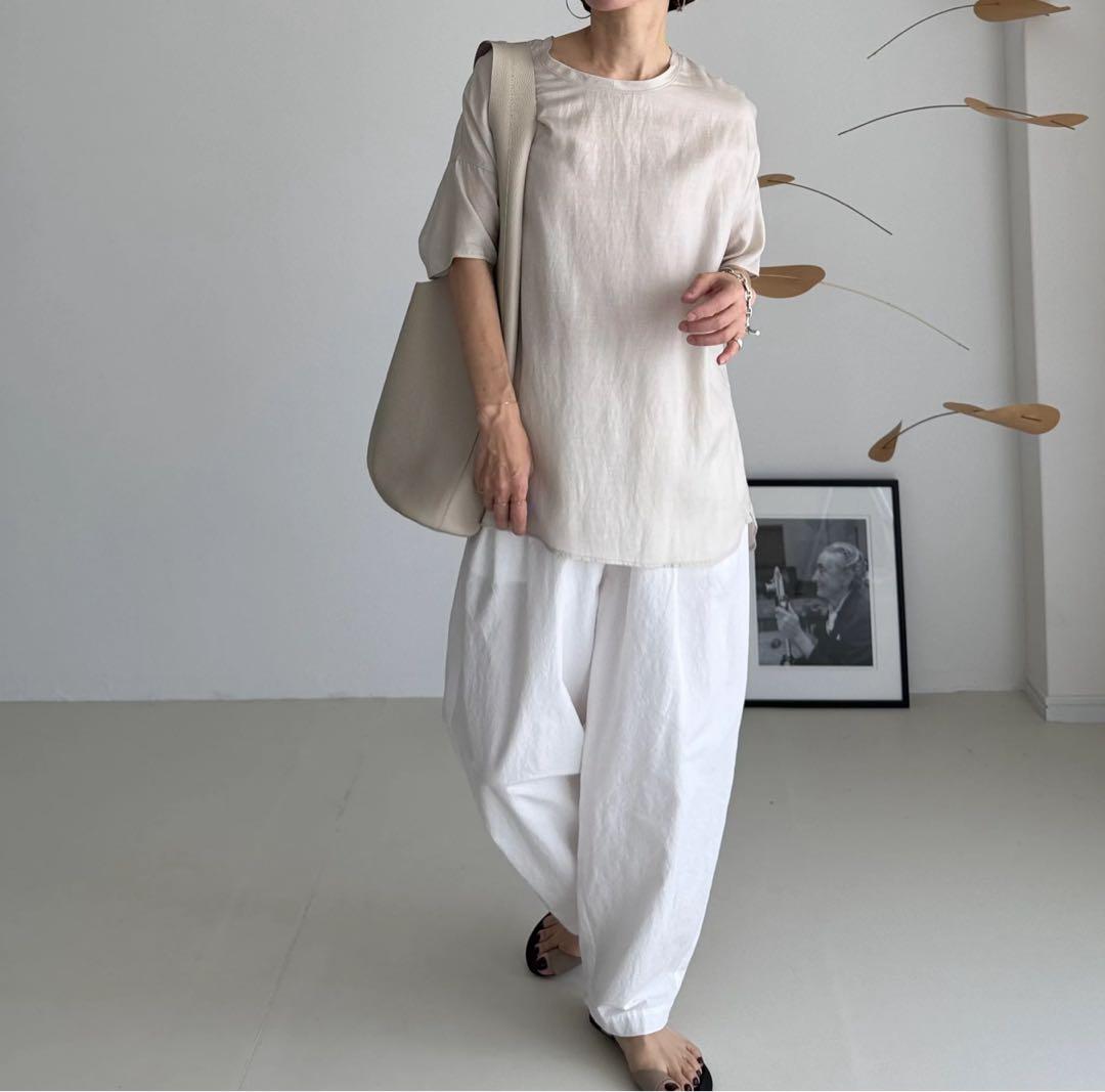 新品ORGANIC COTTON CUPRA FLOW TシャツBLOUSE