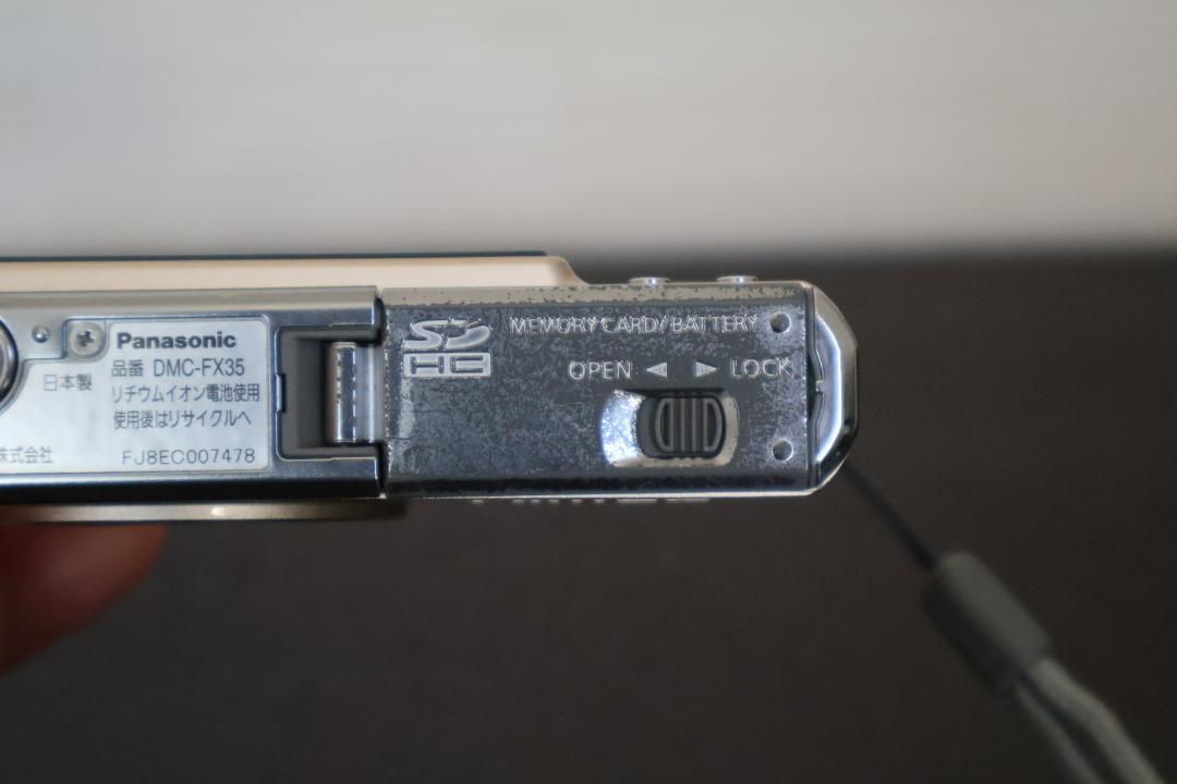 【動作良好】Panasonic LUMIX DMC-FX35 ゴールド