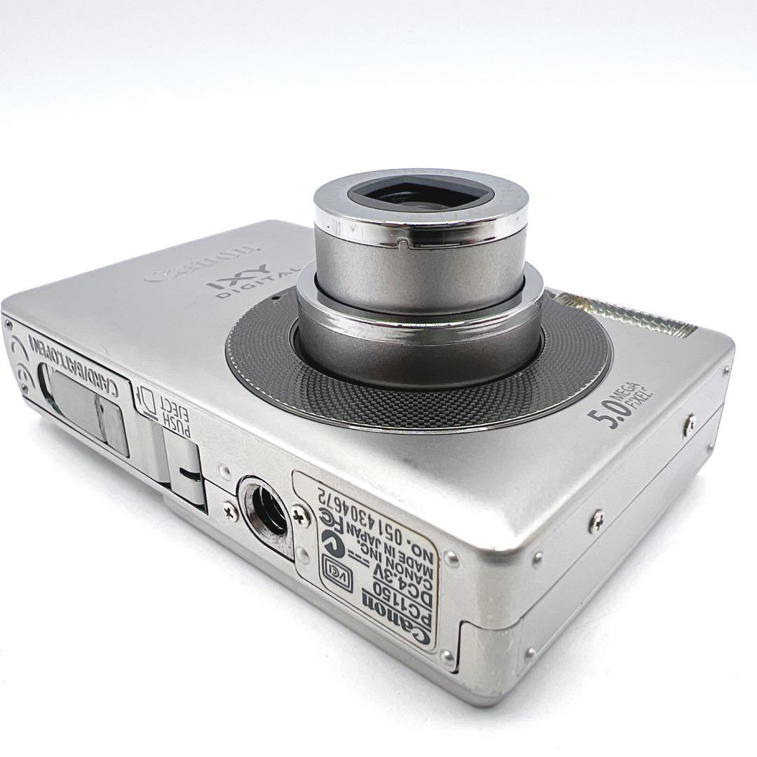 動作品 Canon IXY DIGITAL 55 コンパクト デジタルカメラ 銀