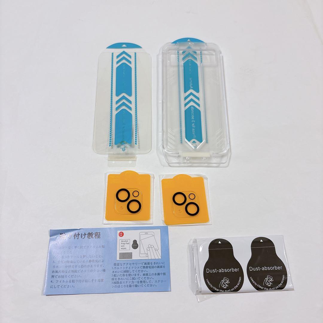 iPhone15plus 画面フィルム カメラフィルム 6.1インチ クリア