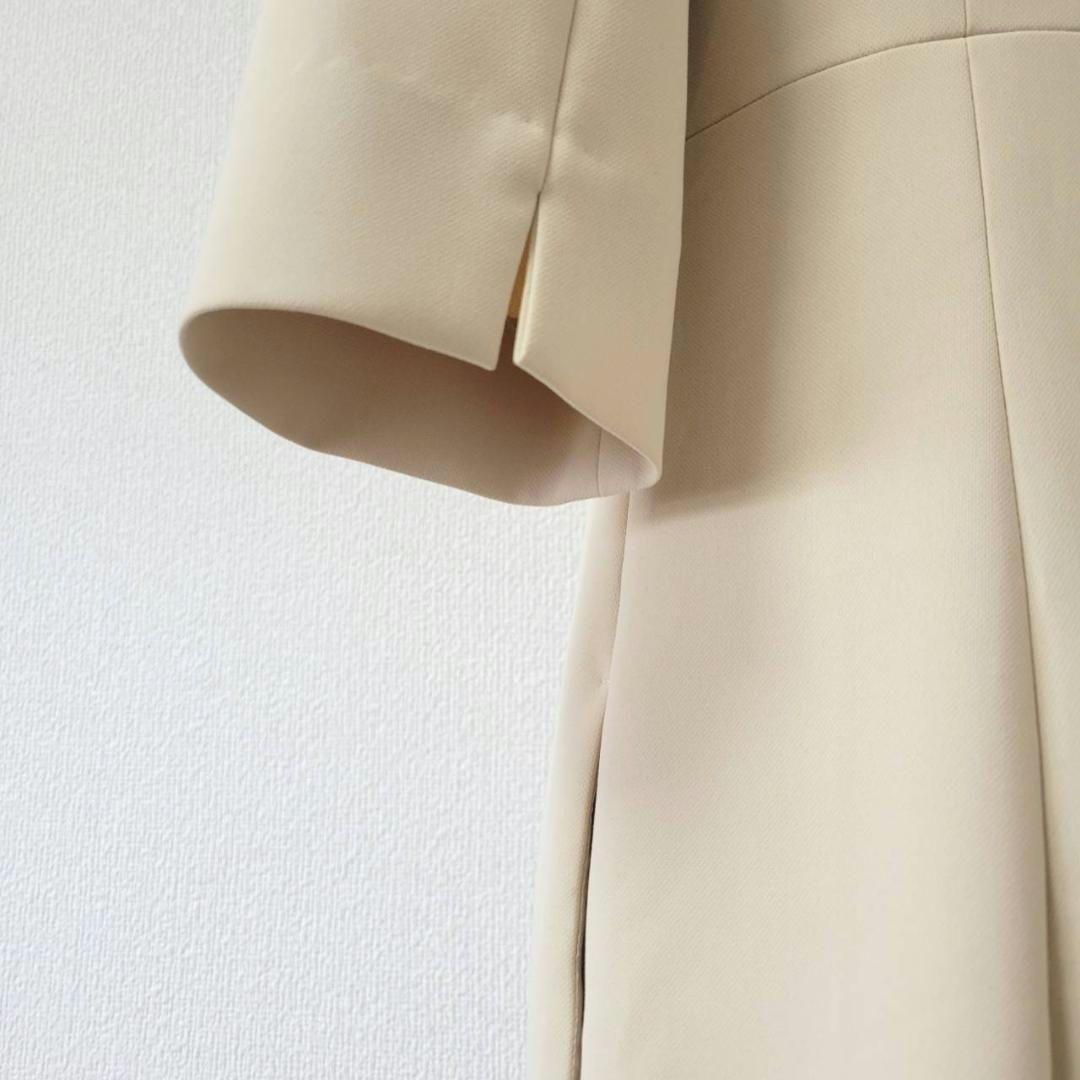 【美品】 CELFORD セルフォード 長袖 ひざ丈ワンピース ベージュ M 早割 極美品★セルフォード M ノースリーブ マキシ丈 オフショルダードレスワンピース ロングワンピース