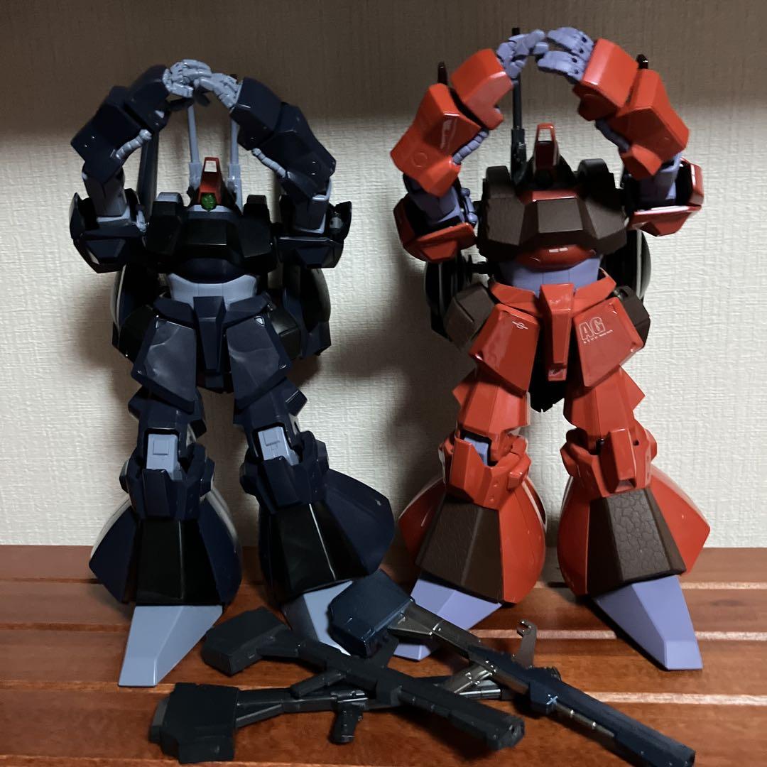 MG リックディアス(クワトロ機)&(量産型)セット　ジャンク　完成品