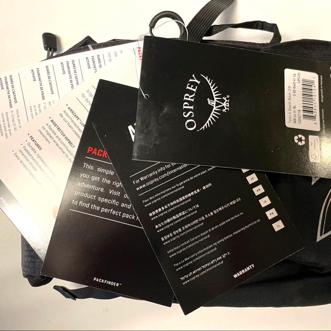 オスプレイ　タロン 6 Osprey talon 6 新品未使用