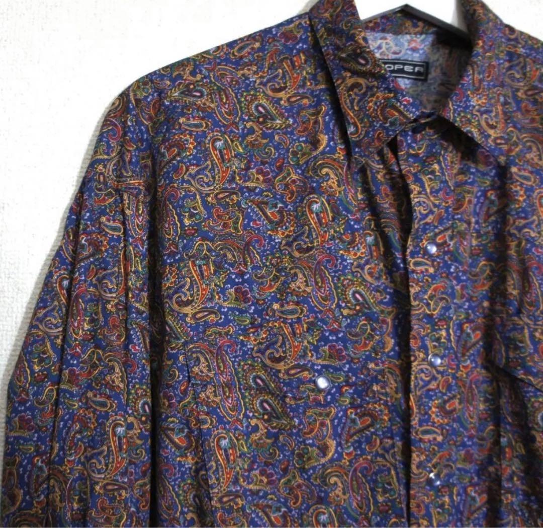 デザイン◎ ペイズリー総柄シャツ　Needles ネペンテスお好きな方