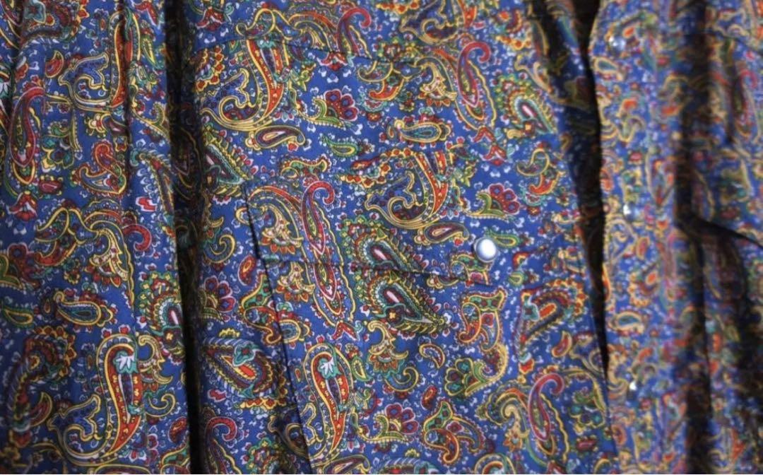 デザイン◎ ペイズリー総柄シャツ　Needles ネペンテスお好きな方