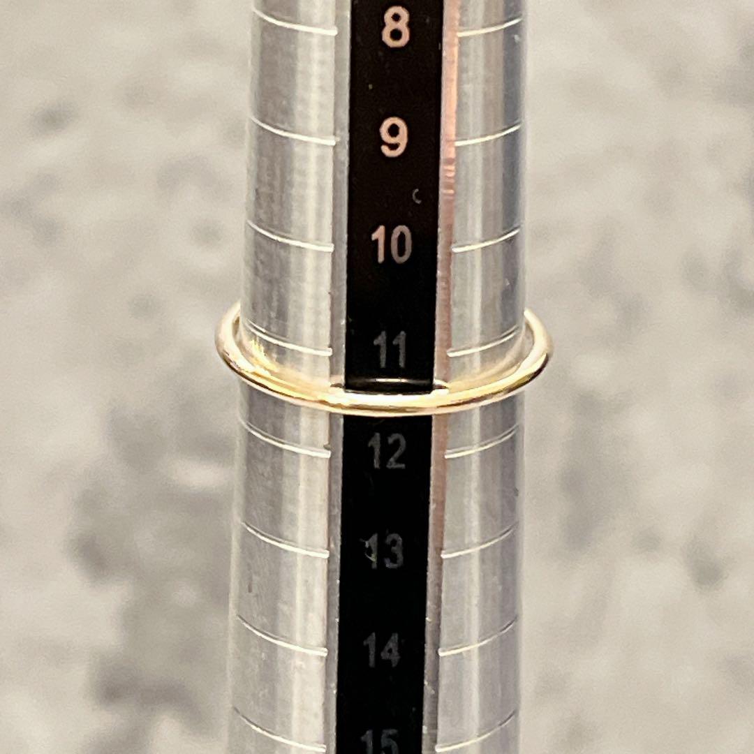 美品 agete K10 アガット ラブラドライトサンストーン リング 11号