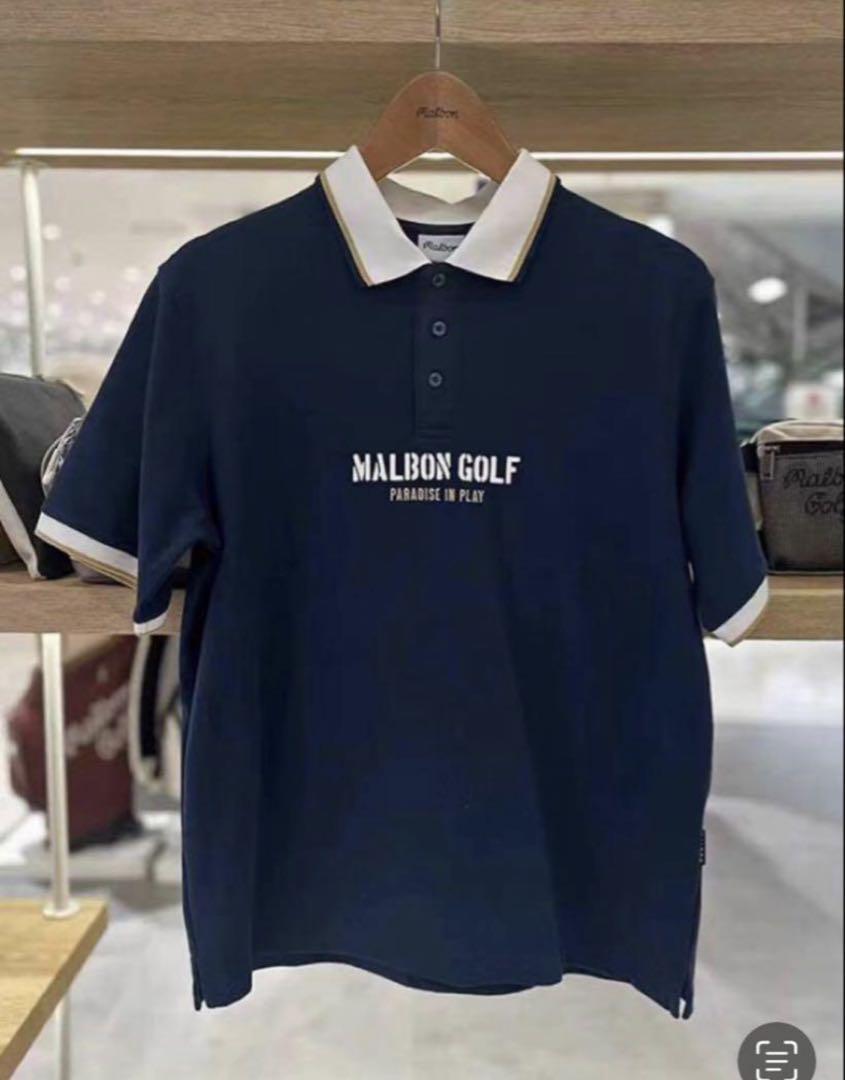 L マルボンゴルフ MALBON GOLF シャツ　ポロシャツ　即日発送