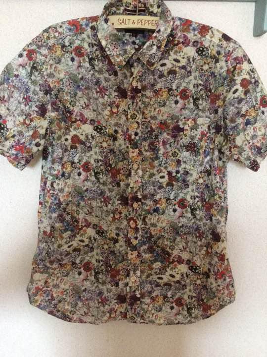 THE MAYFLOWER PRINT SHORT SHIRT