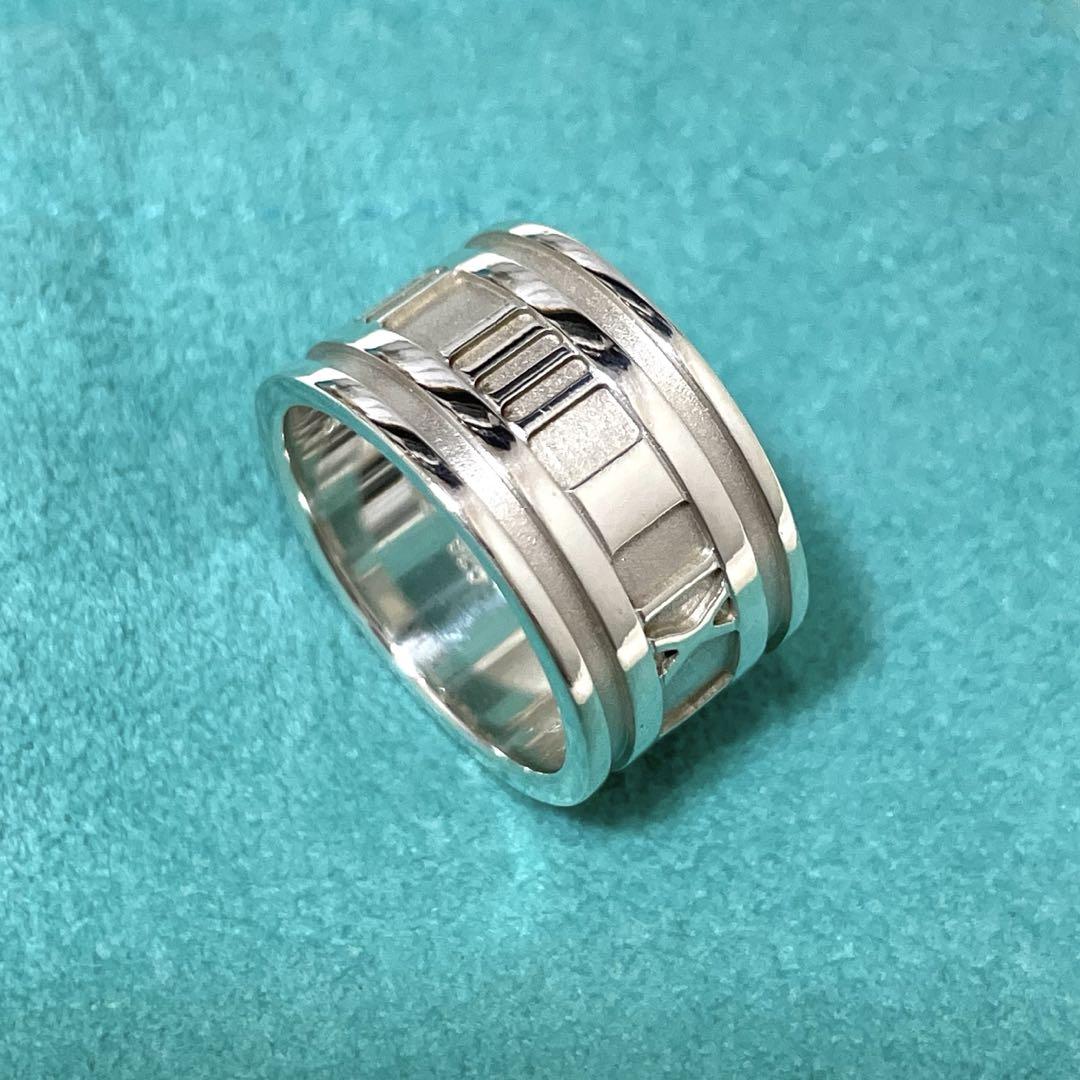 【極美品】ティファニー　アトラスリング　ワイド　15号 メンズ/レディース