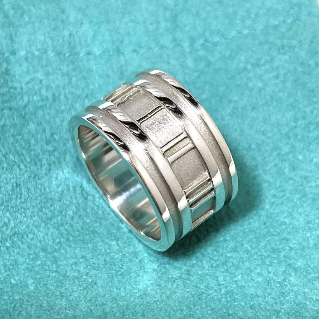 【極美品】ティファニー　アトラスリング　ワイド　15号 メンズ/レディース