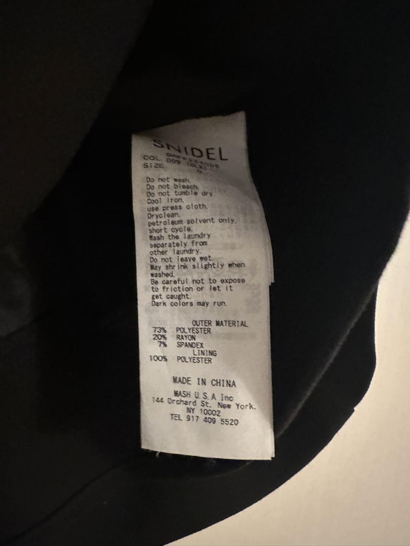 SNIDEL スナイデル サイドプリーツスカショーパン