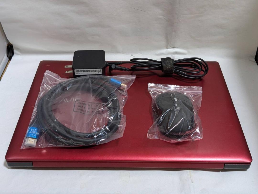 NEC Lavie PC-GN11ENRD 赤 SSD WIN11 Office - メルカリ