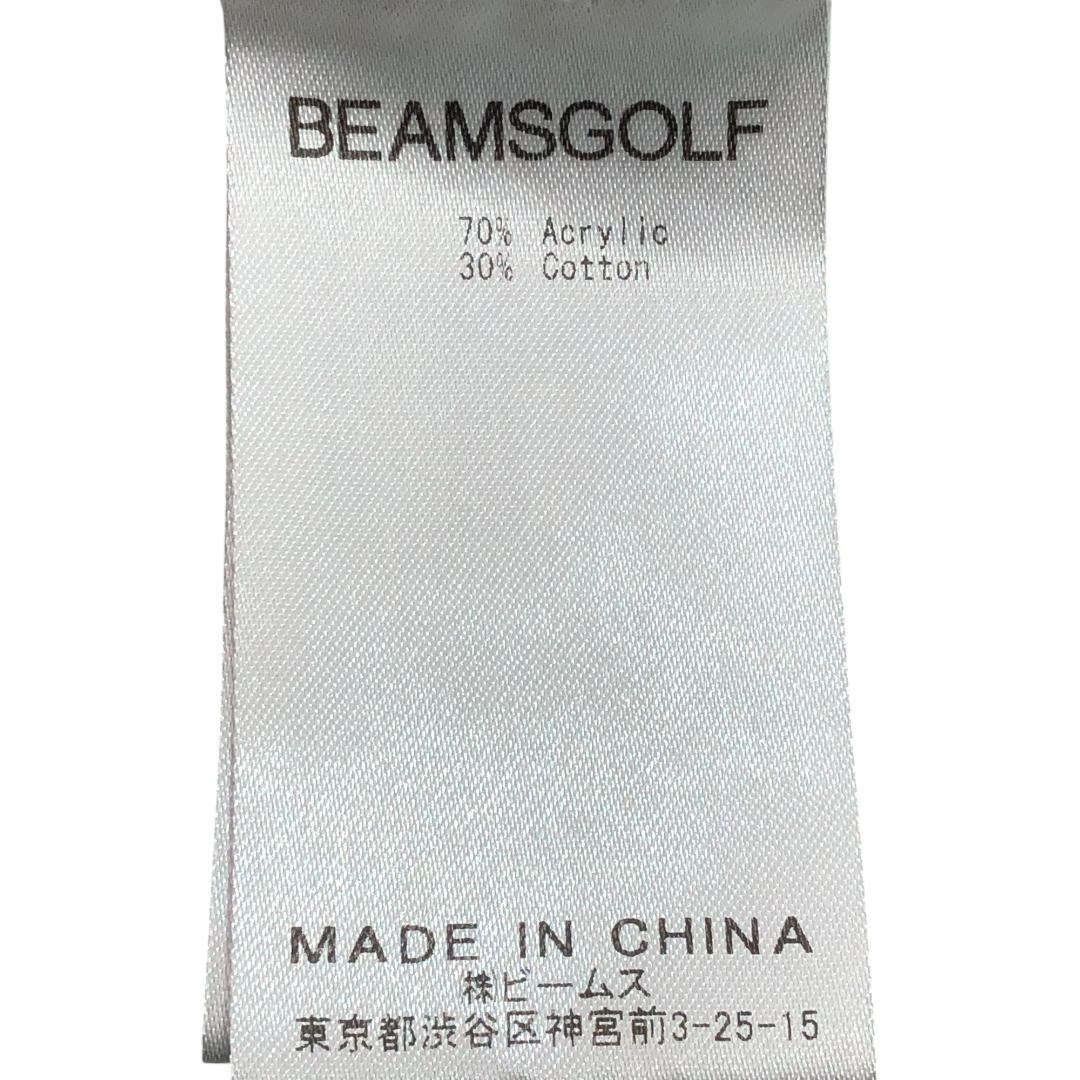 BEAMS GOLF ビームス ゴルフ カーディガン L ネイビー レディース