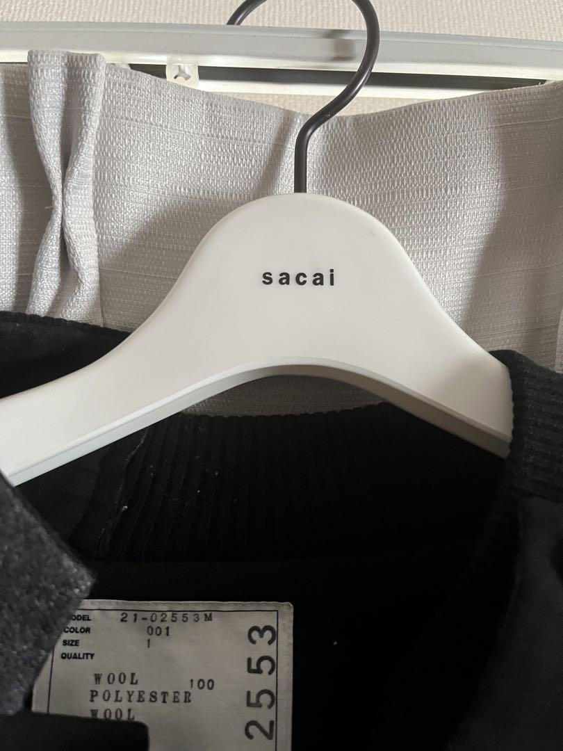 バイヤー厳選用品 sacai 定価:74, 黒 サイズ1 21-02553M ジャケット ジャケット・アウター