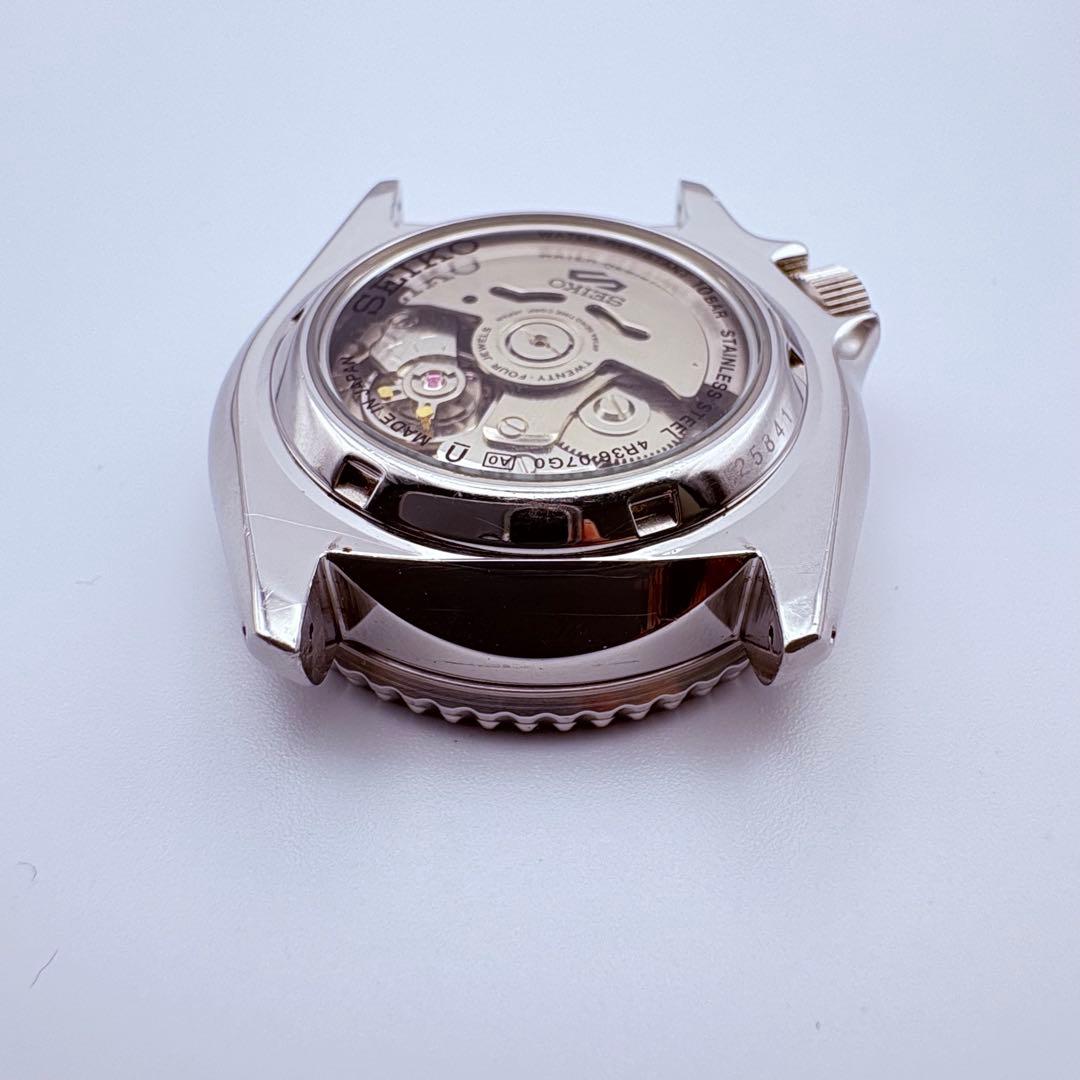 SEIKO5 スポーツ 腕時計 デイデイト Automatic 裏スケルトン