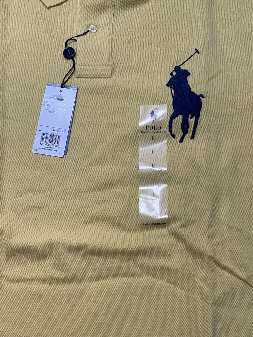 Polo Ralph Lauren イエロー ポロシャツ Lサイズ