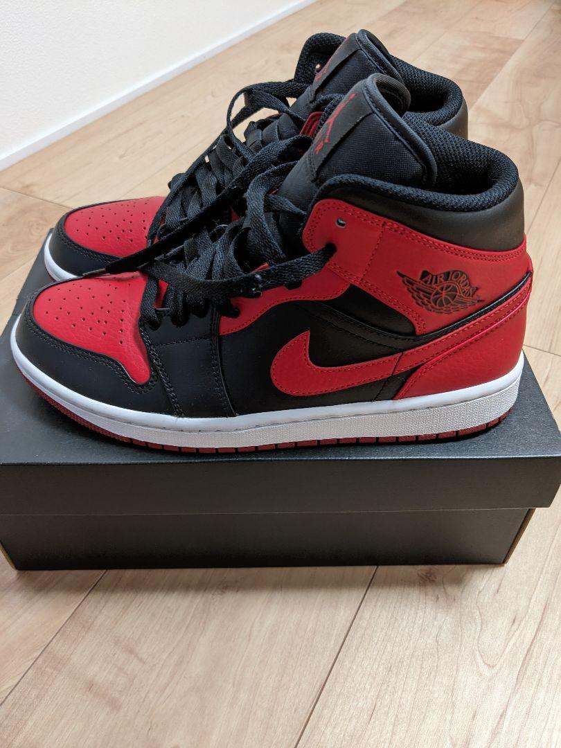 エアジョーダン1 JORDAN ブレッド 赤黒 25.5 桜木花道 ミッド