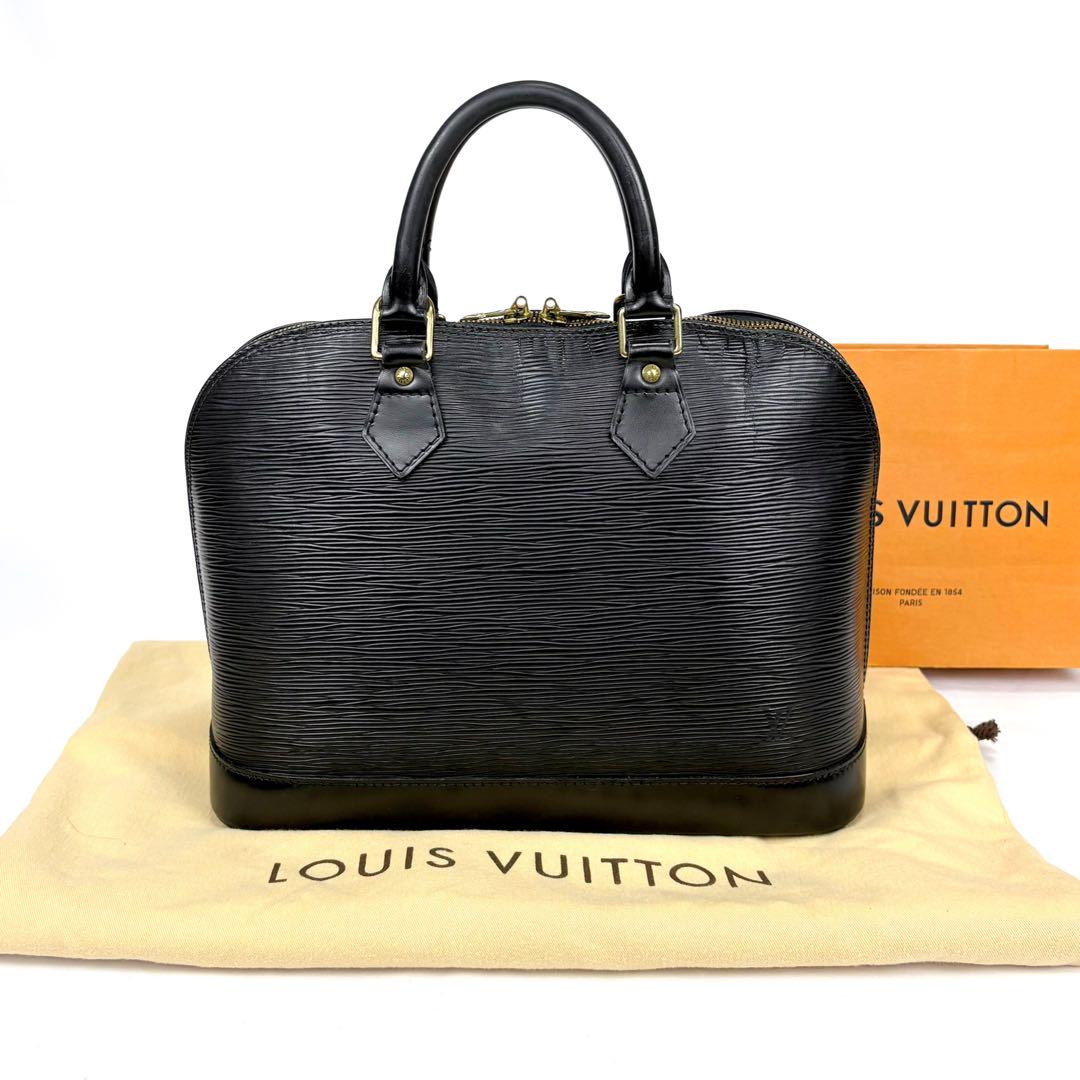 LOUIS VUITTON ルイヴィトン アルマ ブラック　エピ　ハンドバッグ