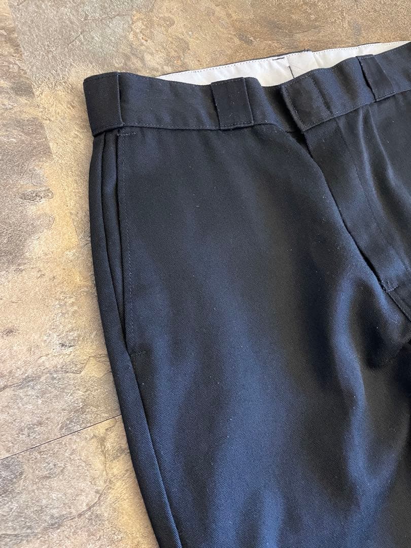 80s Dickies ディッキーズ チビタグ USA ブラック W34 L29