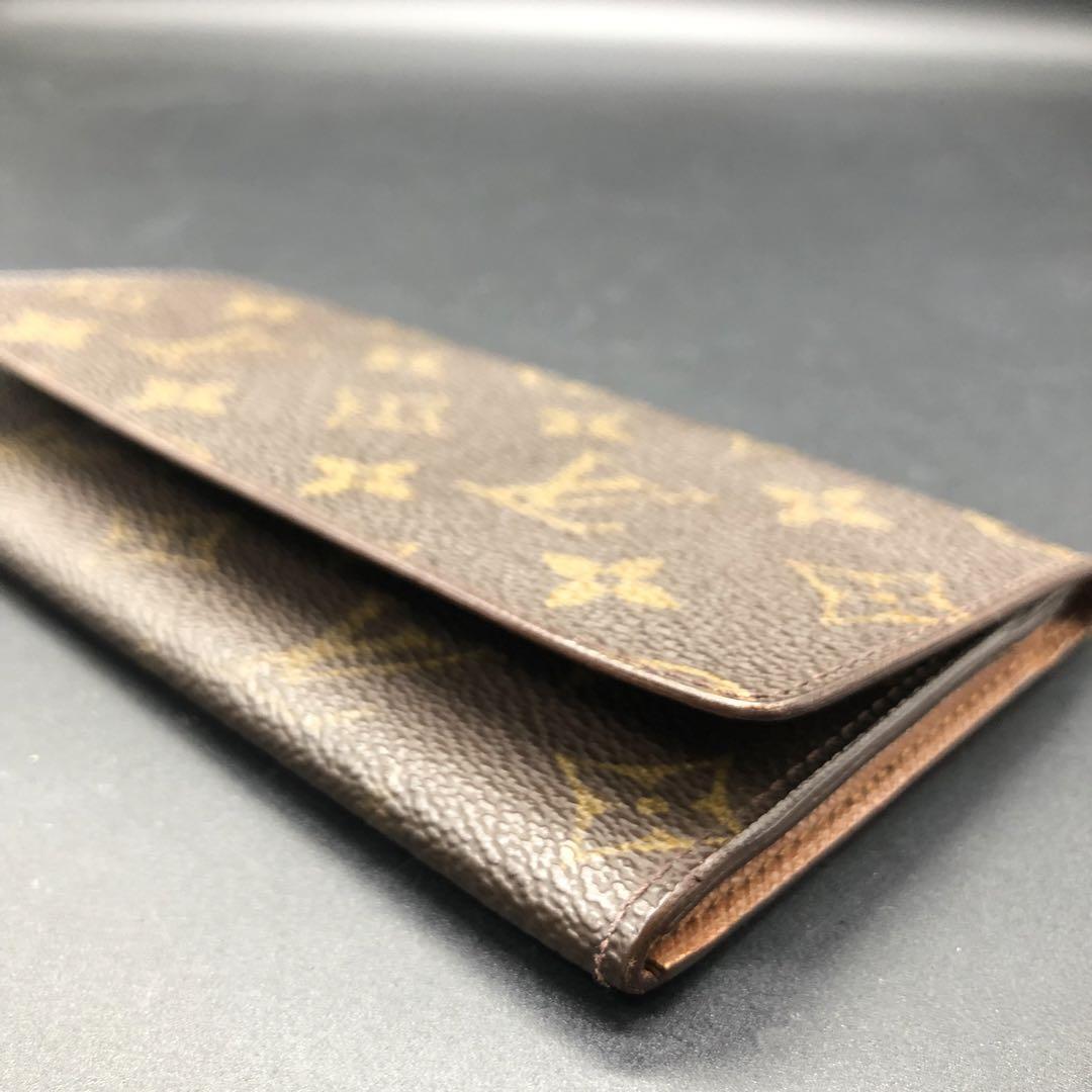 ルイヴィトン モノグラム 長財布 札入れ ポルトカルトクレディ