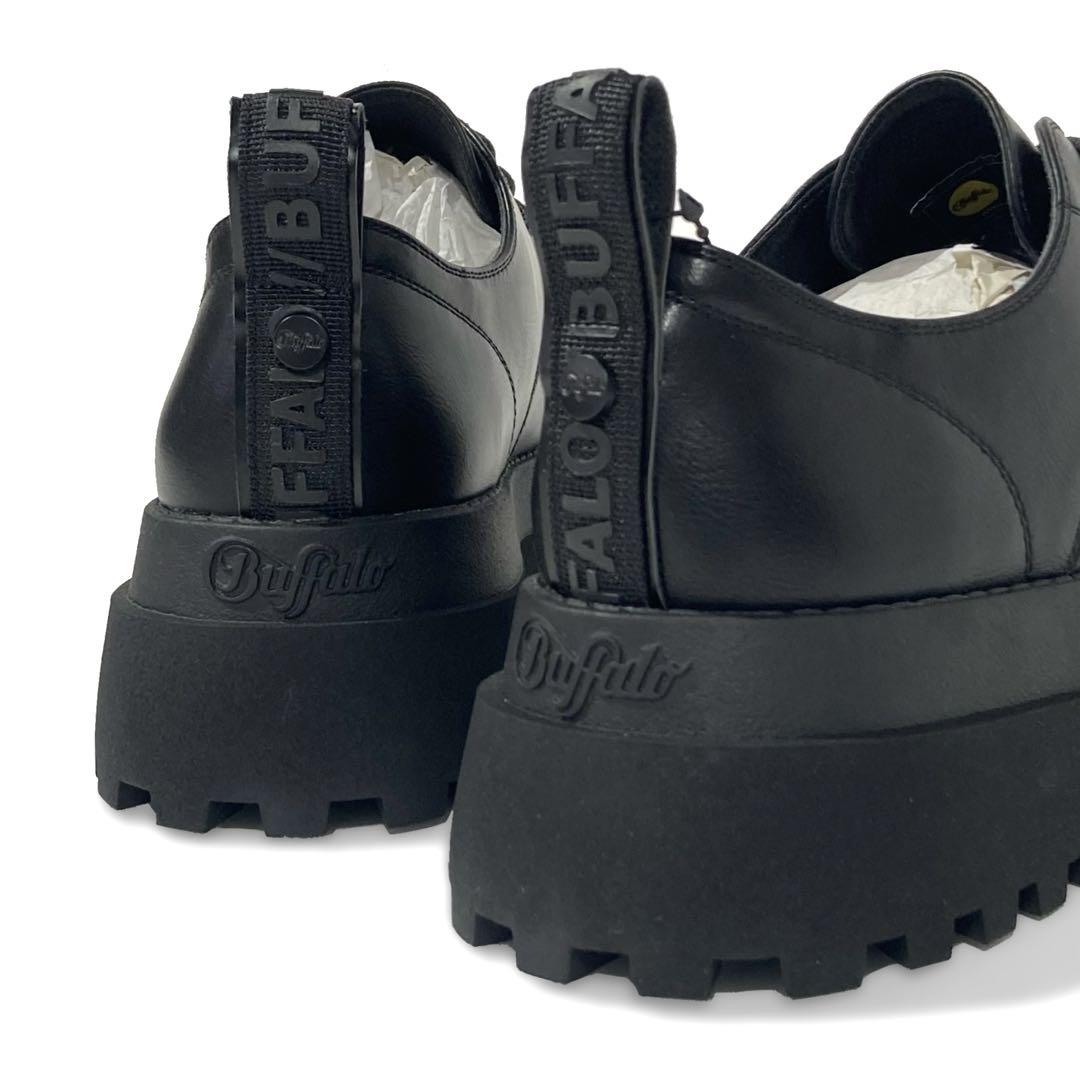 【Buffalo】チャンキースニーカー ロゴ レースアップ 絞り染め BUFFALO レースアップ チャンキー シューズ Vegan レザー 41