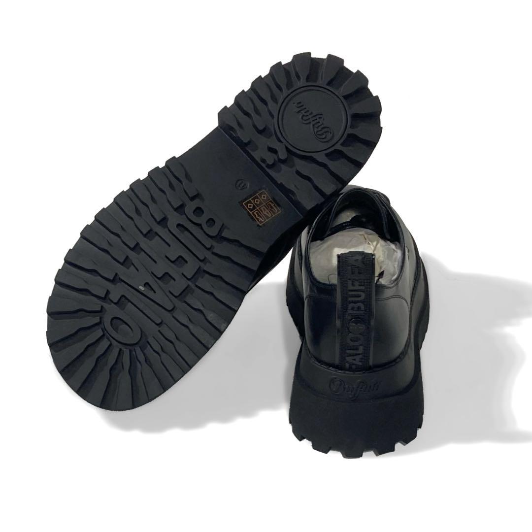 BUFFALO レースアップ チャンキー シューズ Vegan レザー 41