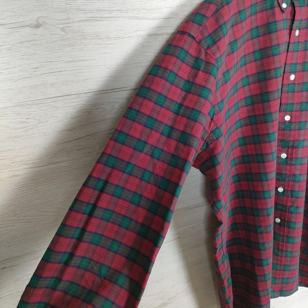 美品 ラルフローレン BDシャツ 刺繍ポニーロゴ チェック柄 XL 90s 美品 ラルフローレン BDシャツ 刺繍ポニーロゴ チェック柄 XL 90s