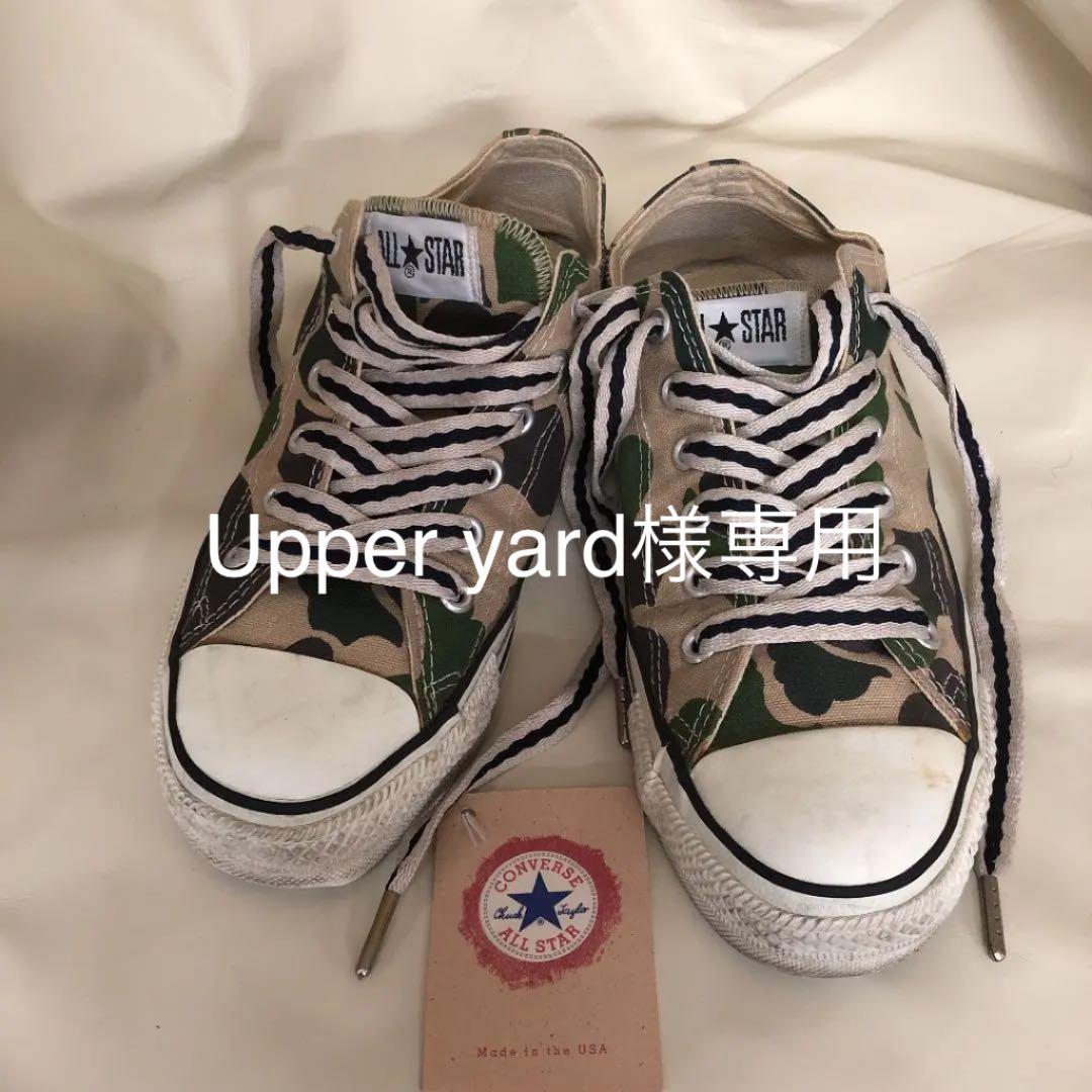コンバースCONVERSE ローカット 90s USA製 8カモフラ柄 品
