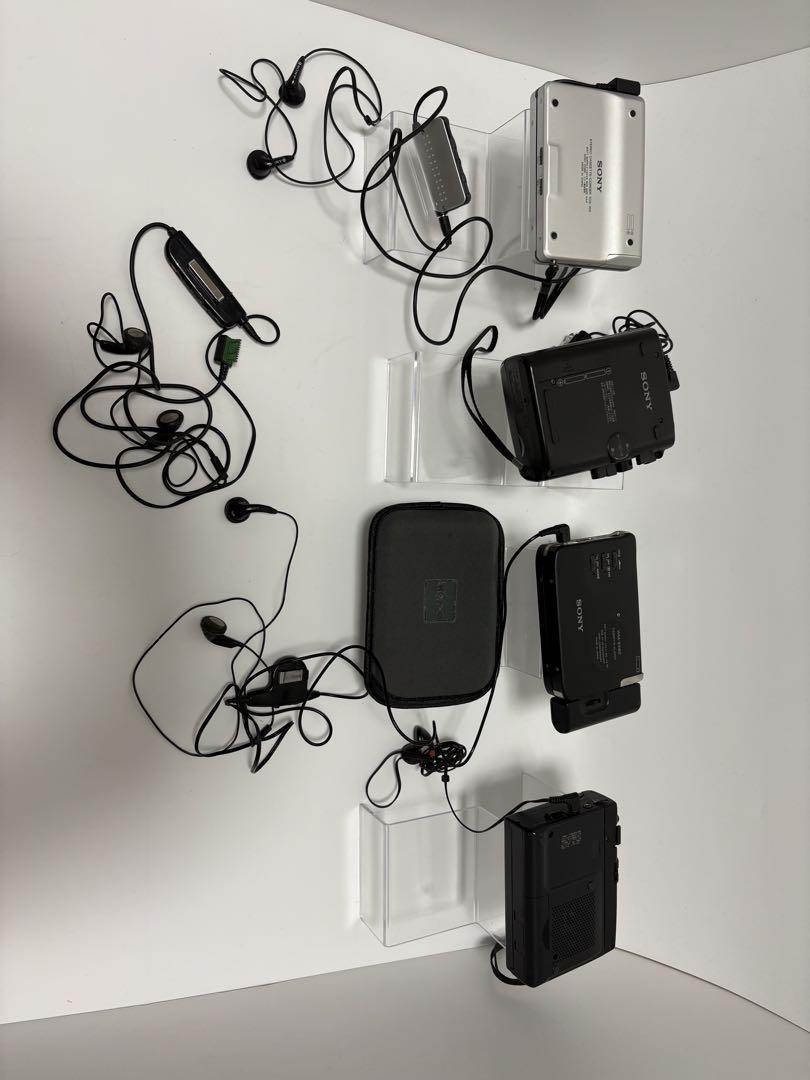 S*Y様 【希少品】SONY カセットプレーヤー ウォークマン4点 イヤホン5点