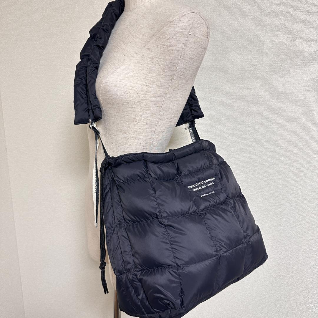 ビューティフルピープル×TAION×THE TOKYO ダウンショルダーバッグ大