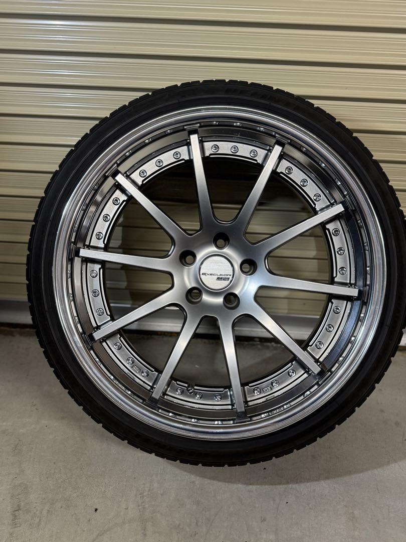 エグゼキューター　cv01s 20インチ pcd114.3 5穴　深リム