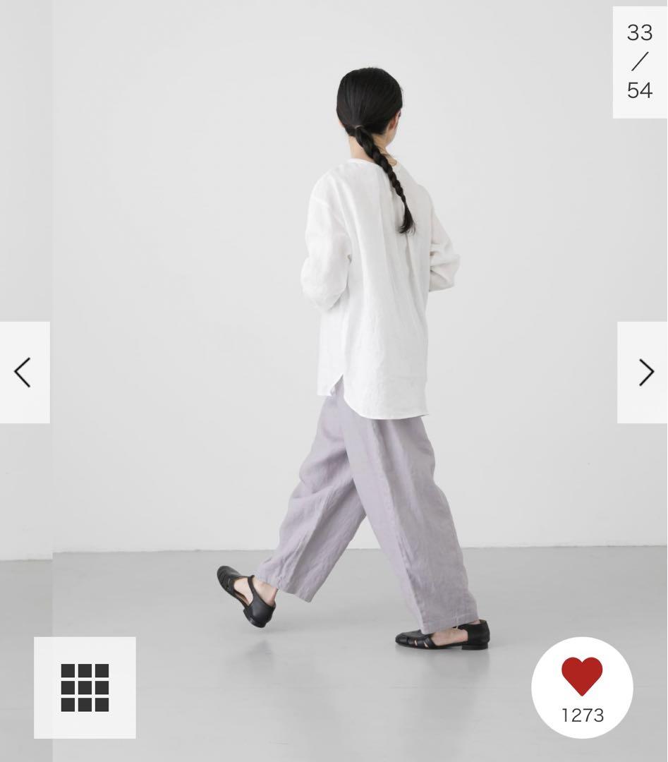 かぐれ｜リネンボリュームパンツ | Rakuten Fashion(楽天