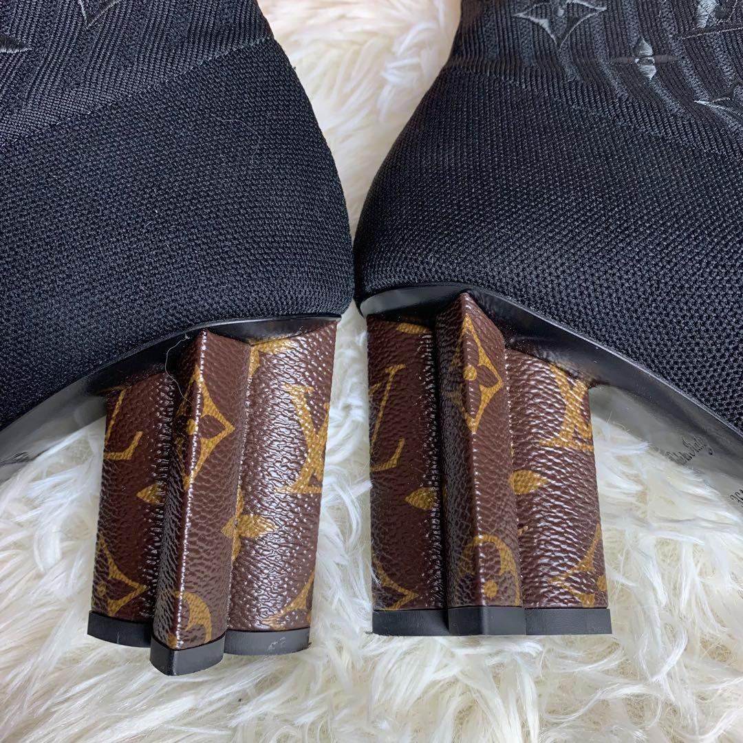 【ひまわり超美品】Louis Vuitton シルエット・ライン アンクル