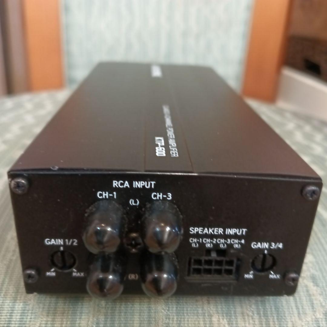アルパインパワーアンプKTP-600とCatch Hunterノイズサプレッサー