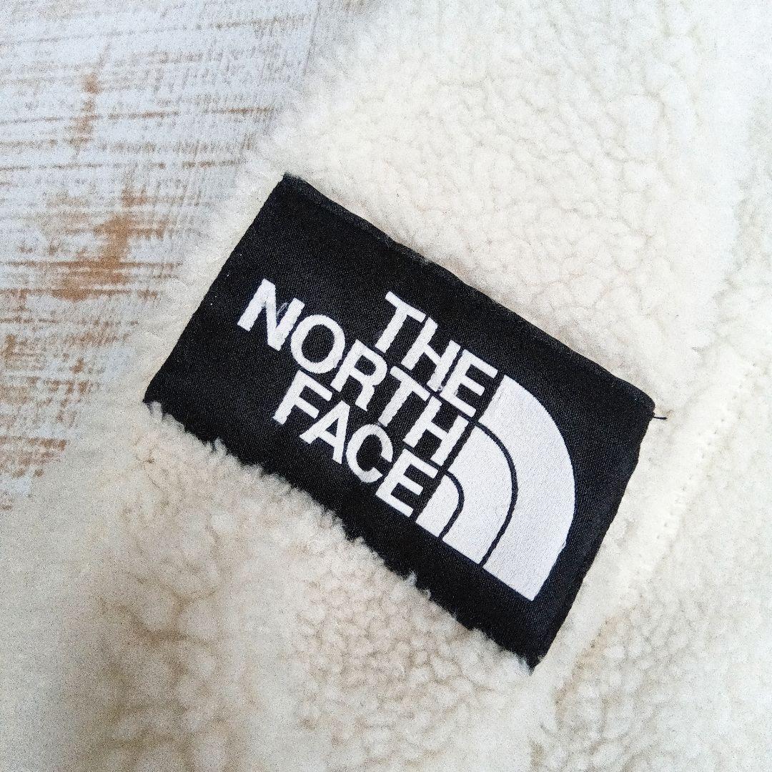 The North Face シェルパ　ボア　フリースジャケット 　白　ネイビー