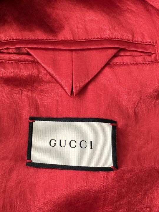 [美品]グッチ gucci スタジャン ボンバージャケット　サテン